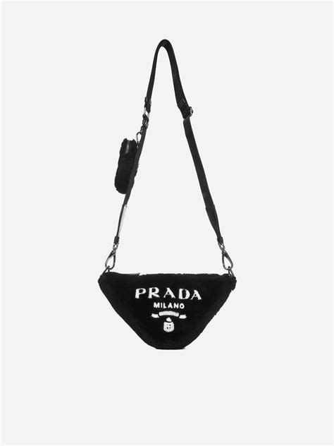 prada shearling bag strap|prada bag with guitar strap.